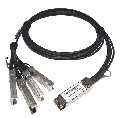 QSFP (SFF-8436) to 4 SFP (SFF-8432) Passive Copper Cable